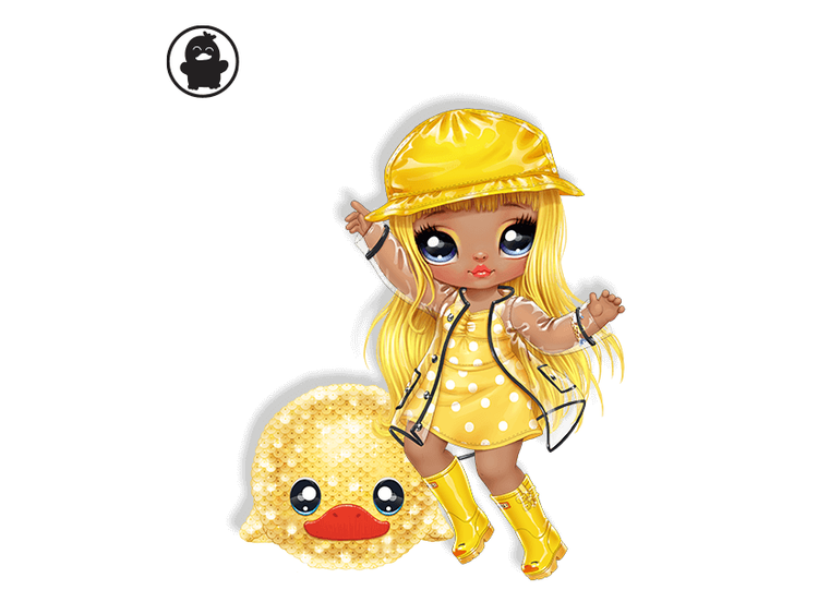 عروسک نانانا سورپرایز Na Na Na! Surprise سری Sparkle مدل Daria Duckie